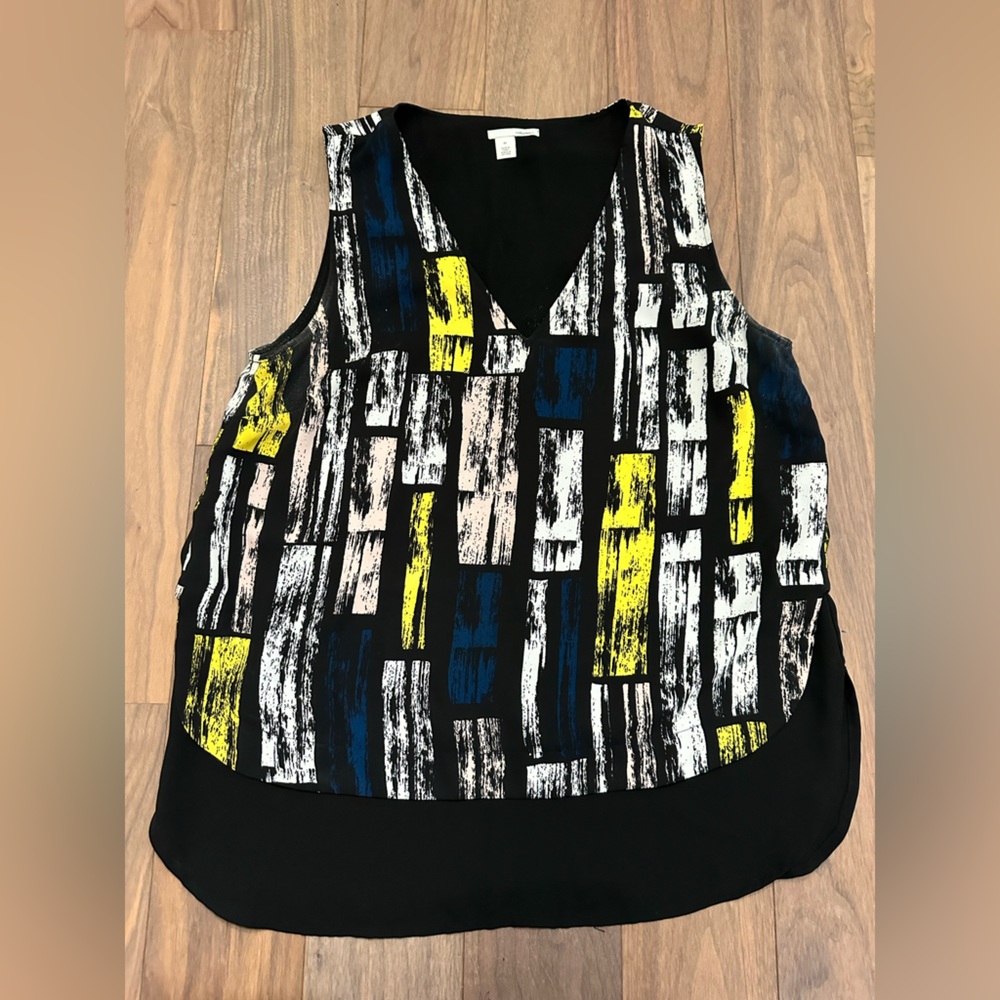 Halogen Black Sleeveless Top